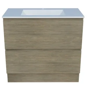 Nevada Plus Vanity 900mm Centre Bowl Regal Top Floor standing, Rural Oak by Timberline, a Vanities for sale on Style Sourcebook