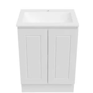 Nevada Classic Vanity 600mm Centre Bowl Regal Top Floor standing, White Satin by Timberline, a Vanities for sale on Style Sourcebook