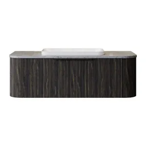 Santos Vanity 1200mm Centre WG Basin SilkSurface AC Top Wall hung, Bottega Oak by Timberline, a Vanities for sale on Style Sourcebook
