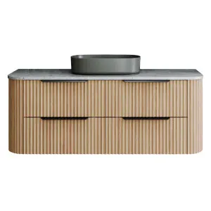 Socoa Vanity 1500mm Centre WG Basin SilkSurface AC Top Wall hung, Upgraded, Prime Oak by Timberline, a Vanities for sale on Style Sourcebook