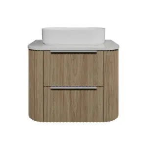 Socoa Vanity 750mm Centre WG Basin SilkSurface AC Top Wall hung, Prime Oak by Timberline, a Vanities for sale on Style Sourcebook