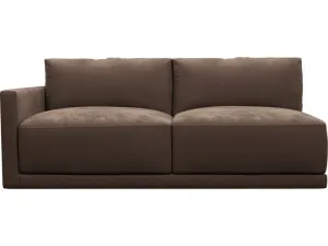 Haven Muse Chocolate Left Arm Facing 3 Seater Sofa Module by James Lane, a Sofas for sale on Style Sourcebook