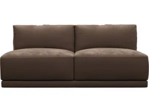 Haven Muse Chocolate 2 Seater Armless Sofa Module by James Lane, a Sofas for sale on Style Sourcebook