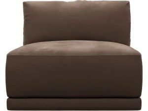 Haven Muse Chocolate Armless Sofa Chair Module by James Lane, a Sofas for sale on Style Sourcebook