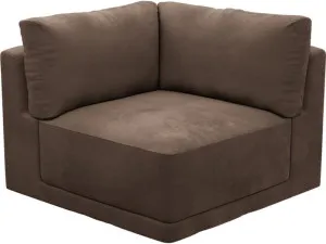 Haven Muse Chocolate Corner Sofa Chair Module by James Lane, a Sofas for sale on Style Sourcebook