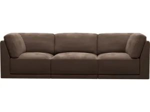 Emily Modular Sofa Muse Chocolate - 3 Piece by James Lane, a Sofas for sale on Style Sourcebook