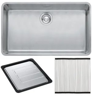 Franke Kubus Single Bowl Undermount Sink with Accessories KBX110-70OF by Franke, a Kitchen Sinks for sale on Style Sourcebook