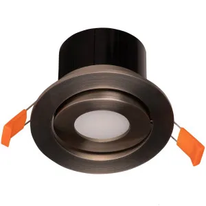 Havit Prime Smart Colour Changing and Tunable White Tilt Recessed LED Downlight Nickel by Havit, a Lighting for sale on Style Sourcebook