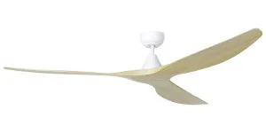 Eglo Surf 72" DC Ceiling Fan with Remote Control Light Oak by Eglo, a Ceiling Fans for sale on Style Sourcebook