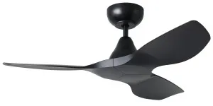 Eglo Surf 40" DC Ceiling Fan with Remote Black by Eglo, a Ceiling Fans for sale on Style Sourcebook