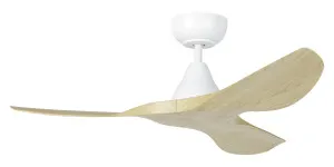 Eglo Surf 40" DC Ceiling Fan with Remote Light Oak by Eglo, a Ceiling Fans for sale on Style Sourcebook