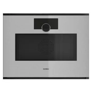 Gaggenau 60cm Minimalistic Series Compact Built-In Combi-Microwave Oven Left Hinge - Sterling GM251130 by Gaggenau, a Ovens for sale on Style Sourcebook