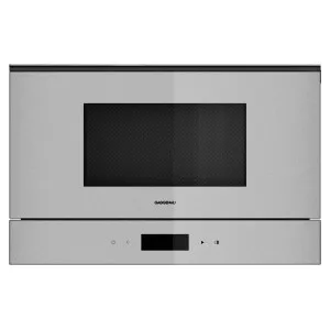 Gaggenau Minimalistic Series Built-In Microwave with Grill Right Hinge - Sterling GM220130 by Gaggenau, a Microwave Ovens for sale on Style Sourcebook