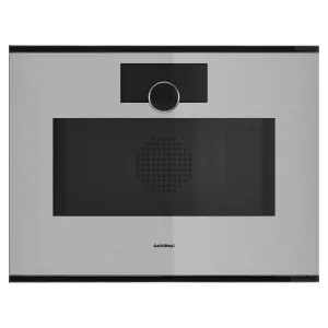Gaggenau 60cm Minimalistic Series Compact Built-In Combi-Steam Oven Right Hinge - Sterling GS270130 by Gaggenau, a Ovens for sale on Style Sourcebook
