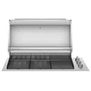 Smeg 120cm Universale 3 Burner Electric BBQ with Stainless Steel Lid BBQE12X by Smeg, a BBQs for sale on Style Sourcebook