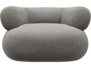 Colette Boucle Pumice Swivel Armchair by James Lane, a Chairs for sale on Style Sourcebook