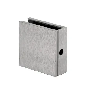 Boston Wall to Glass Bracket with Concealed Fixing Satin Nickel by Estelle, a Shower Hinges for sale on Style Sourcebook