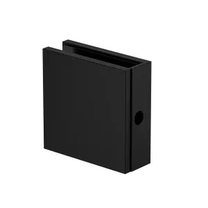 Boston Wall to Glass Bracket with Concealed Fixing Matte Black by Estelle, a Shower Hinges for sale on Style Sourcebook