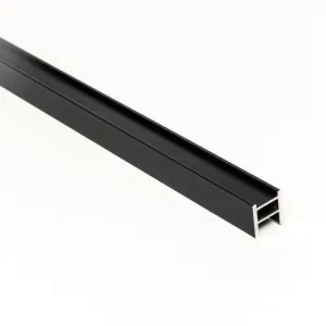 Aluminium Shower Hob System 2000mm Matte Black by Estelle, a Showers for sale on Style Sourcebook