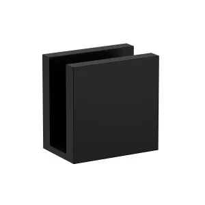 Boston Wall to Glass 90 Degree 12mm Clamp Matte Black by Estelle, a Shower Hinges for sale on Style Sourcebook