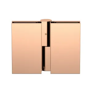 Boston Glass to Glass Right Hand Bifold Hinge Polished Rose Gold by Estelle, a Shower Hinges for sale on Style Sourcebook