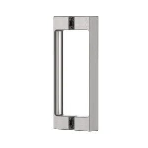 Square Double Pull Shower Handle Satin Nickel by Estelle, a Door Knobs & Handles for sale on Style Sourcebook