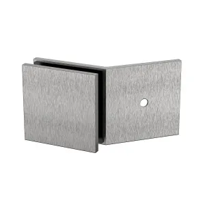 Boston 135 Degree Wall to Glass Bracket Satin Nickel by Estelle, a Shower Hinges for sale on Style Sourcebook