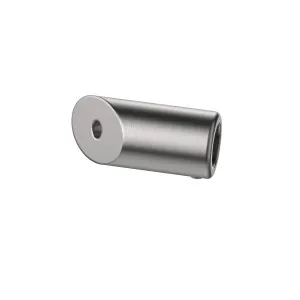 Round 135 degree Wall to Rail Fitting Satin Nickel by Estelle, a Door Hardware for sale on Style Sourcebook