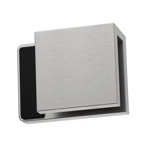 Boston Right Hand Glass to Glass 180 Degree Doorstop Satin Nickel by Estelle, a Shower Hinges for sale on Style Sourcebook