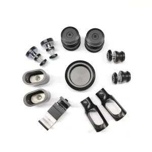 Bellé Wall to Wall Frameless Shower Sliding System Right Hand Fixed - Matte Black by Estelle, a Shower Screens & Enclosures for sale on Style Sourcebook