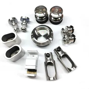 Bellé Wall to Wall Frameless Shower Sliding System Left Hand Fixed - Satin Nickel by Estelle, a Shower Screens & Enclosures for sale on Style Sourcebook