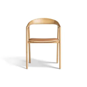 Hans Dining Chair, Tan/Oak, by Lounge Lovers by Lounge Lovers, a Dining Chairs for sale on Style Sourcebook