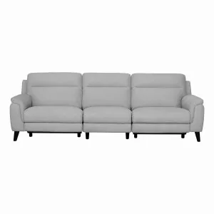 Forbes 3.5 Seater Recliner Sofa in Mars Silver by OZ Design, a Chairs for sale on Style Sourcebook