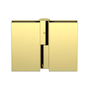 Boston Glass to Glass Right Hand Bifold Hinge Polished Gold by Estelle, a Shower Hinges for sale on Style Sourcebook