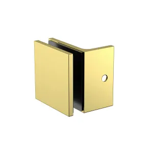 Boston Bracket with Short Leg Polished Gold by Estelle, a Shower Hinges for sale on Style Sourcebook