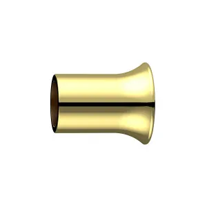 Round 90 Degree Wall to Rail Fitting Polished Gold by Estelle, a Door Hardware for sale on Style Sourcebook