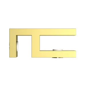 Boston Glass to Glass 90 Degree Clamp Polished Gold by Estelle, a Shower Hinges for sale on Style Sourcebook