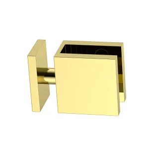Boston 90 Degree Glass to Glass Clamp Polished Gold by Estelle, a Shower Hinges for sale on Style Sourcebook