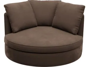 Adore Muse Chocolate Swivel Chair by James Lane, a Chairs for sale on Style Sourcebook