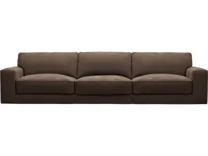 Monica Muse Chocolate Sofa - 3 Seater by James Lane, a Sofas for sale on Style Sourcebook