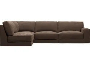 Monica Muse Chocolate Sofa - 4 Seater LAF Terminal by James Lane, a Sofas for sale on Style Sourcebook