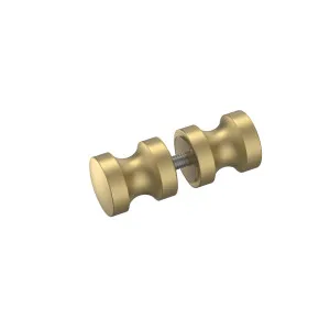 Industry Shower Door Knob IEK8 Soft Gold Brushed by Estelle, a Door Hardware for sale on Style Sourcebook