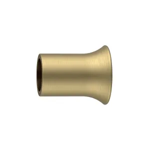 Round 90 Degree Wall to Rail Fitting Soft Gold Brushed by Estelle, a Door Hardware for sale on Style Sourcebook