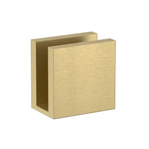 Boston Wall to Glass 90 Degree 12mm Clamp Soft Gold Brushed by Estelle, a Shower Hinges for sale on Style Sourcebook