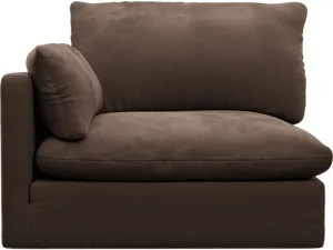 Willow Muse Chocolate 1 Seat Left Arm Facing Sofa Module by James Lane, a Sofas for sale on Style Sourcebook