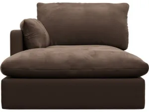 Willow Muse Chocolate Chaise Left Arm Facing Sofa Module by James Lane, a Sofas for sale on Style Sourcebook