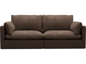 Willow Muse Chocolate Modular Sofa - 2 Seater by James Lane, a Sofas for sale on Style Sourcebook