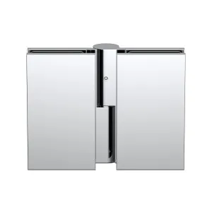 Boston Glass to Glass Left Hand Bifold Hinge Polished Nickel by Estelle, a Shower Hinges for sale on Style Sourcebook