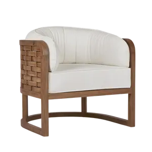 Weave Teak Armchair -Outdoor by Florabelle Living, a Chairs for sale on Style Sourcebook