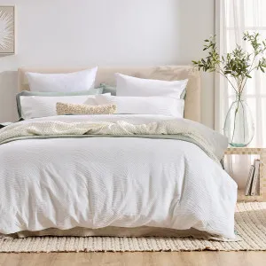 Habitat Costiera Wave Quilt Cover Set White by Habitat, a Quilt Covers for sale on Style Sourcebook